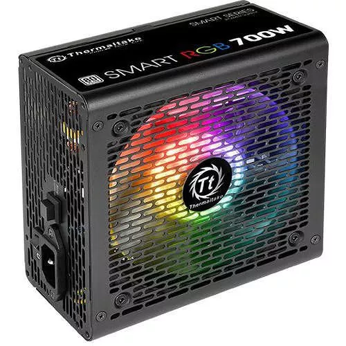 Thermaltake PS-SPR-0700NHFAWU-1 Smart RGB Series 700W ATX 12V V2.3 80 PLUS Certified Power Supply