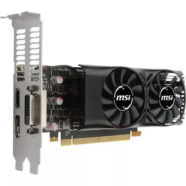 MSI G1050T4TP GeForce GTX 1050 Ti Graphic Card - 1.29 GHz Core - 4 GB GDDR5 - Low-profile