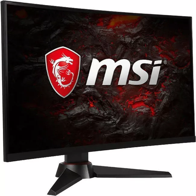 MSI OPTIXMAG24C Optix MAG24C 24" Class Full HD Curved Screen Gaming LCD Monitor - 16:9 - Black, Red