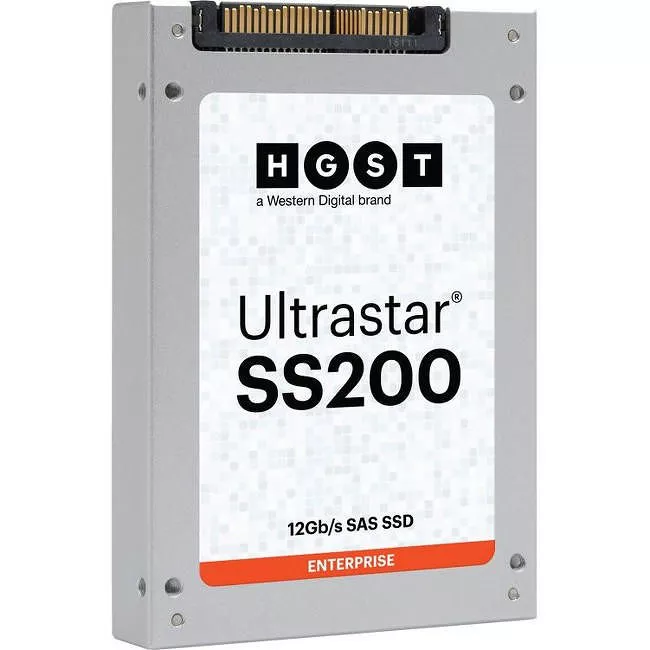 HGST 0TS1392 Ultrastar SS200 SDLL1DLR-480G-CCA1 480 GB 2.5" Internal Solid State Drive - 12Gb/s SAS