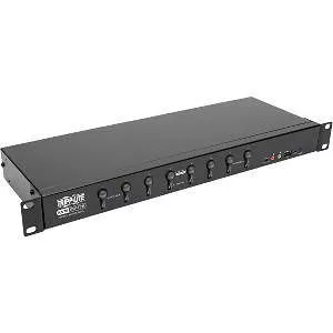 Tripp Lite B024-DUA8-DL 8-Port DVI/USB KVM Switch with Audio and USB 2.0 Peripheral Sharing 1U Rack-Mount Dual-Link 2560 x 1600
