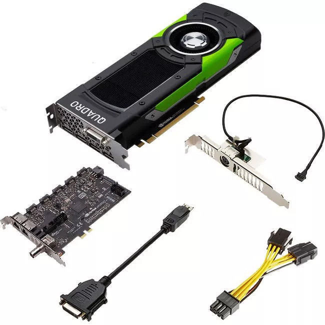 PNY VCQGP100SYNC-PB NVIDIA Quadro GP100 Graphic Card - 16 GB HBM2 + Sync II (Turnkey Kit)