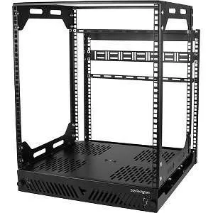 StarTech PORACK12U 12U Slide Out Server Rack - Rotating - 4 Post Rack - Pull-Out Rack