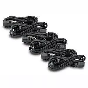 APC AP98896F Power Cord Kit (6 ea), C19 to C20 (90 degree), 1.8m