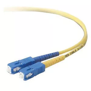 Belkin F2F80277-15M Fiber Optic Duplex Patch Cable - Yellow - 49ft