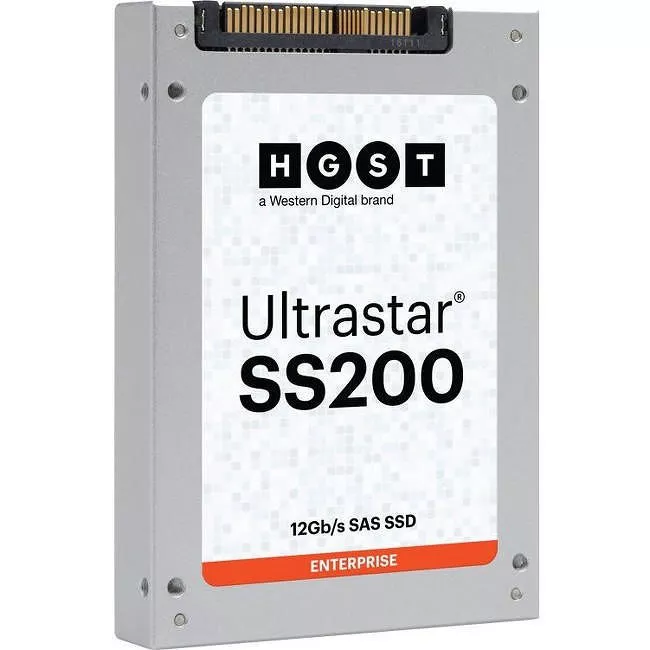 HGST 0TS1388 Ultrastar SS200 SDLL1MLR-032T-CCA1 3.20 TB 2.5" Internal Solid State Drive, 12Gb/s SAS