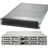 Supermicro SYS-2028TP-HC1R-SIOM 2U 4 Node RM Barebone - Intel C612 Chipset, Dual Socket R3 LGA-2011