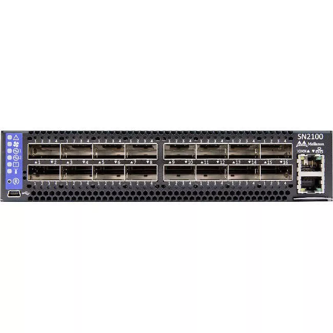 Mellanox MSN2100-CB2F SN2100 Open Ethernet Switch - 1U - 100 GbE