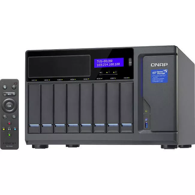 QNAP TVS-882BR-I5-16G-US Turbo vNAS TVS-882BR SAN/NAS Storage System