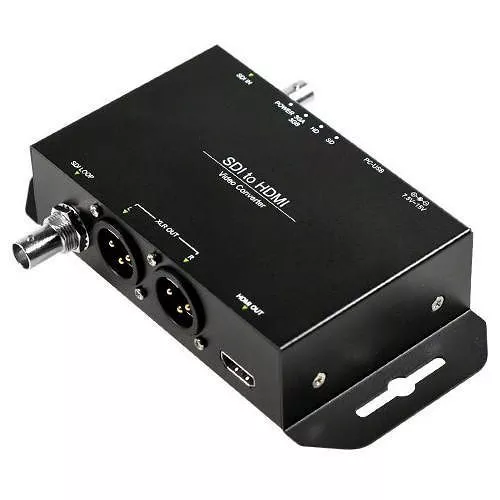 YUAN SDI TO HDMI AUDIO DE-EMBEDDER XLR Signal Converter