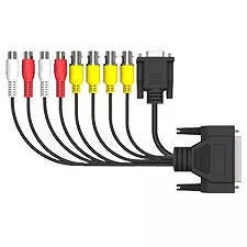 Magewell 90041 DB25 to VGA + 4 CVBS + 2 Audio Cable