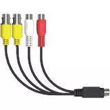 Magewell 90030 DIN-6 to 2 CVBS + Audio Cable