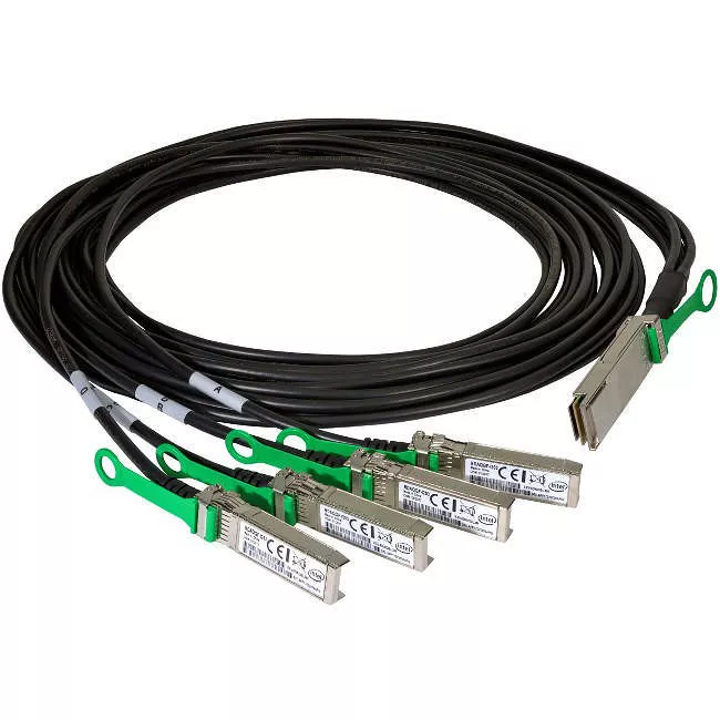 Intel XXV4DACBL1M 1M Ethernet QSFP28 to SFP28 Breakout Cable