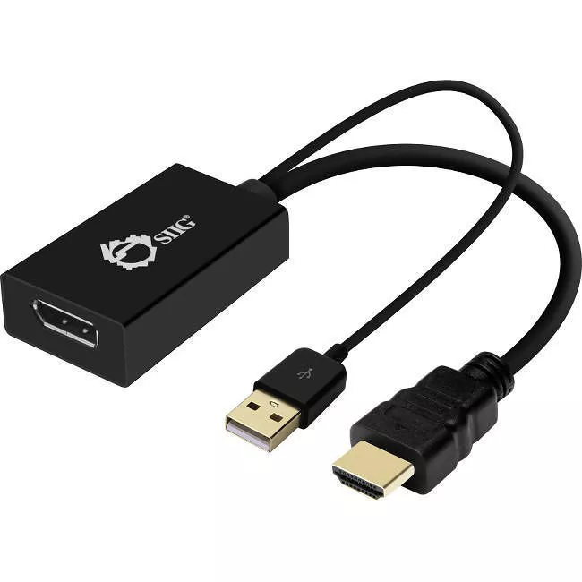 SIIG CE-H22W11-S1 HDMI to DisplayPort 4K Ultra HD Converter