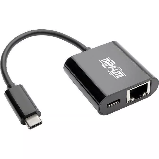 Tripp Lite U436-06N-GB-C USB C to Gigabit Ethernet Adapter USB Type C to Gbe PD Charging