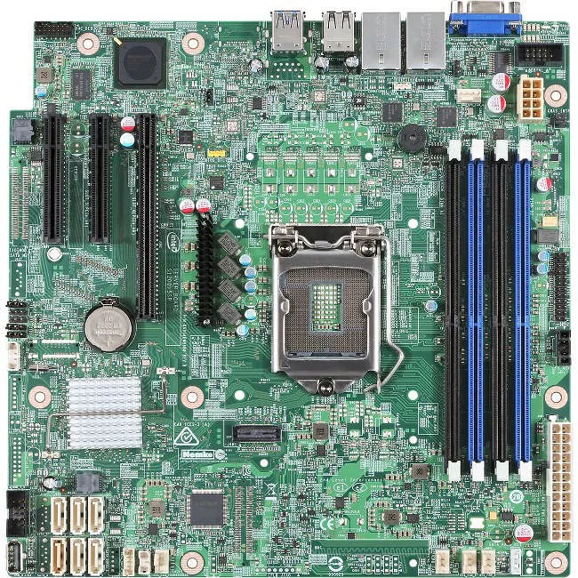 Intel DBS1200SPSR S1200SPSR Server Motherboard - Chipset - 1 Pack