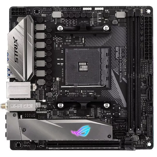 ASUS ROG STRIX X370-I GAMING Desktop Motherboard - AMD Chipset - Socket AM4