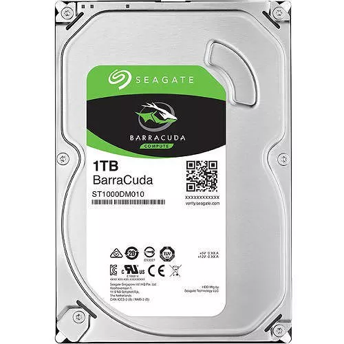 Seagate ST1000DM010-25PK Hard Drive - 1 TB - 3.5 - 7200 - SATA - 64 MB - BarraCuda