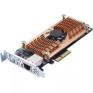 QNAP QM2-2S10G1T Dual M.2 2280 SATA SSD & Single-port 10GbE Expansion Card