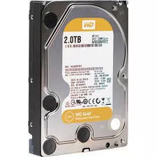 WD WD2005FBYZ Gold Hard Drive - 2 TB - 3.5" - SATA - 7200 RPM - 128 MB Cache