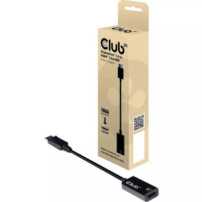 Club 3D CAC-1080 DisplayPort 1.4 to HDMI 2.0a HDR