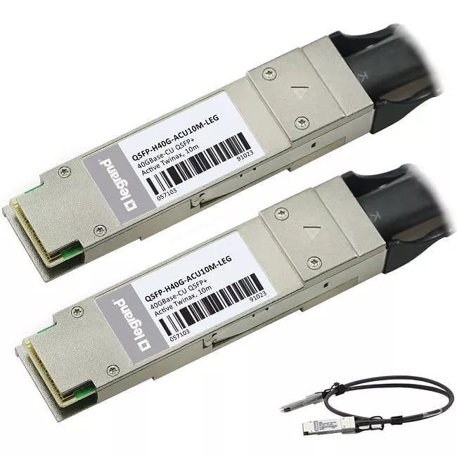 C2G QSFPH40GACU10M-LEG 40GBase-CU 10m QSFP+ DAC Cable TAA
