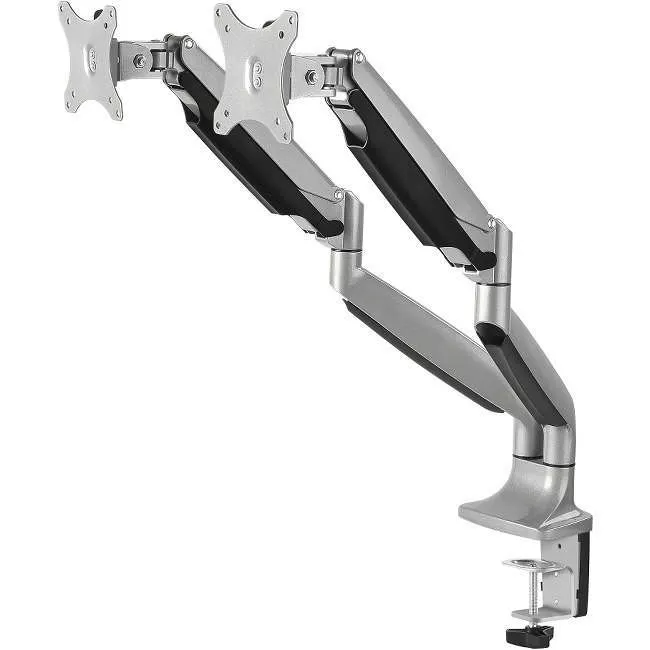 SIIG CE-MT2E12-S1 High Premium Aluminum Spring Desk Mount - Dual Monitor