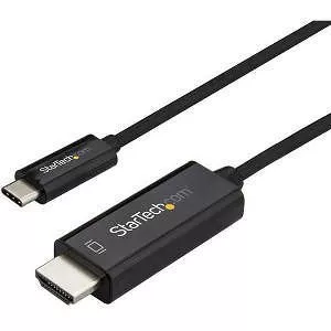 StarTech CDP2HD2MBNL 6ft USB C to HDMI Cable - 4K 60Hz USB Type C DP Alt Mode Adapter Cable