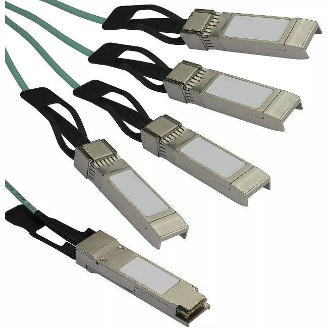 StarTech QSFP4X10GAO7 7m 23 ft Cisco QSFP-4X10G-AOC7M Compatible - QSFP+ to 4 SFP+ Breakout Cable
