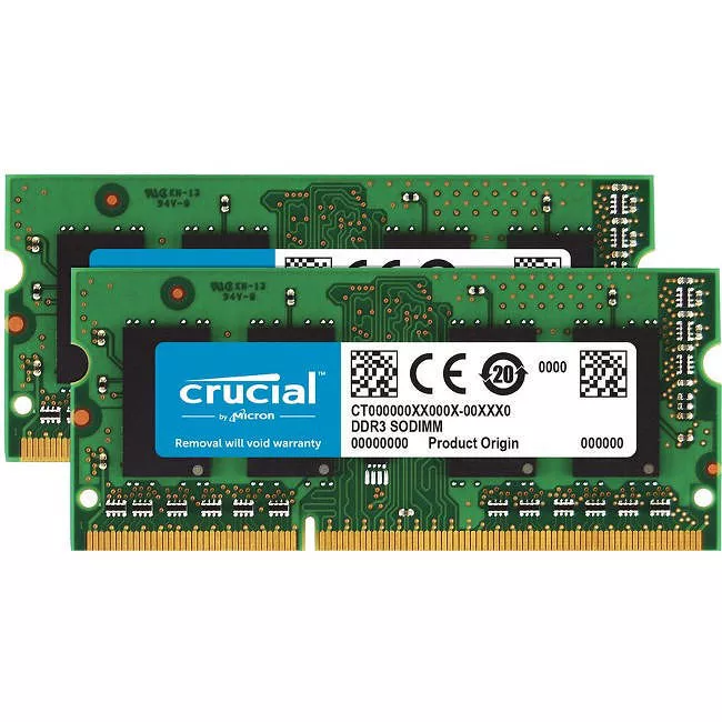 Crucial CT2K8G3S186DM 16GB (2 x 8 GB) DDR3L SDRAM Memory Module - Non-ECC - Unbuffered