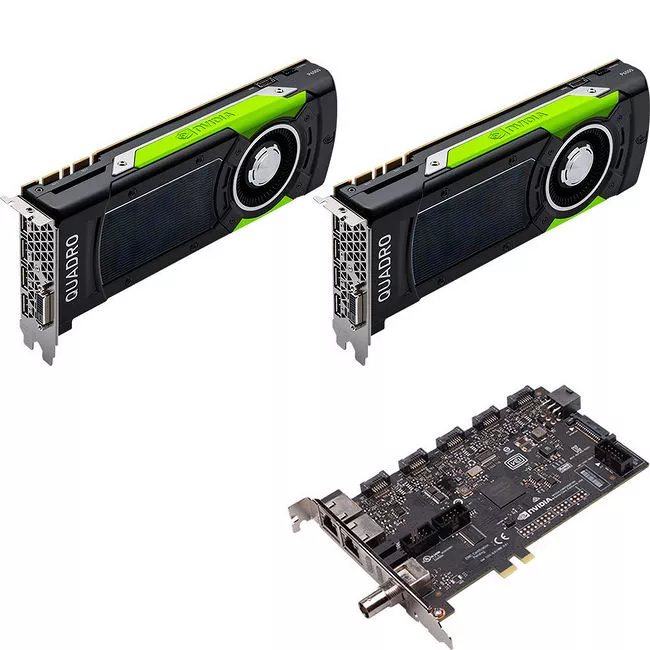 PNY VCQP6000SYNC-2P6KIT NVIDIA Quadro P6000 Graphic Card 48 GB Sync II Turnkey Kit