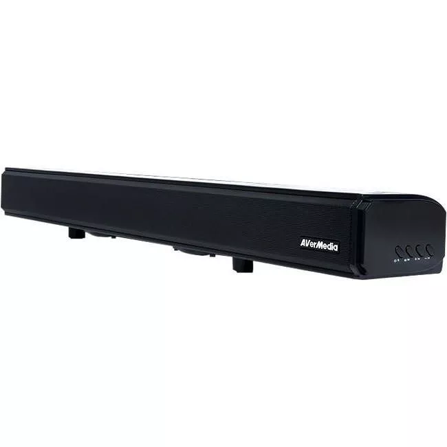 AVerMedia GS333 SonicBlast 2.1 Sound Bar Speaker - 60 W RMS - Wireless Speaker(s) - Black, Blue