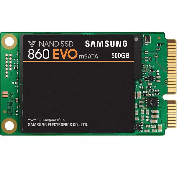 Samsung MZ-M6E500BW 860 EVO SSD - 500 GB - Internal - mSATA - SATA