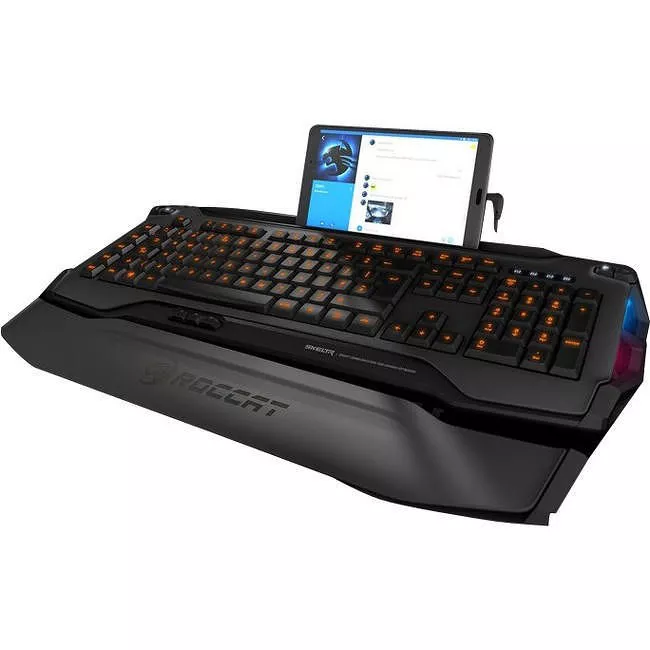 ROCCAT ROC-12-231-BK Skeltr - Smart Communication RGB Gaming Keyboard