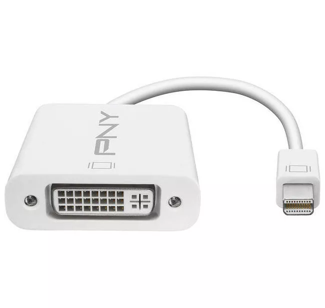 PNY MDP-DVI-SINGLE-PCK Single mDP to DVI Adapter