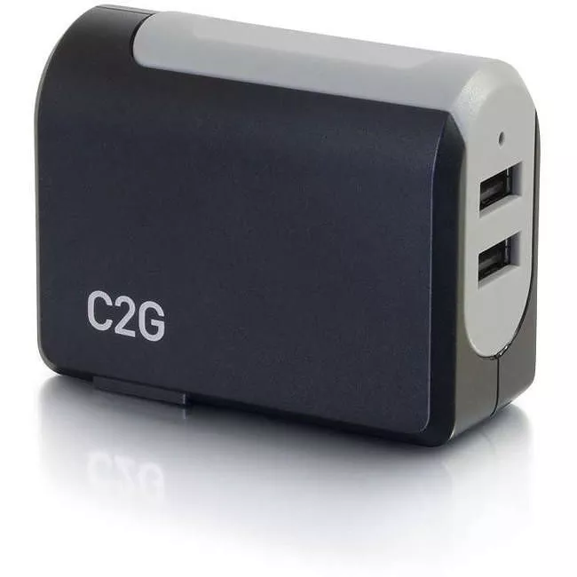 C2G 20276 C2G 2-Port USB Wall Charger - AC Power Adapter