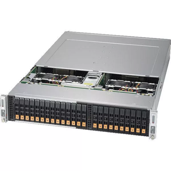 Supermicro SYS-2029BT-DNR 2U 2 Node RM Barebone - Intel C621 Chipset - Socket P LGA-3647 - 2 x CPU