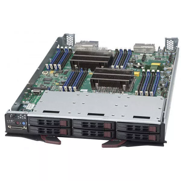 Supermicro SBI-7128R-C6N Barebone System Blade - Intel C612 Chipset - Socket R3 LGA-2011-3 - 2x CPU