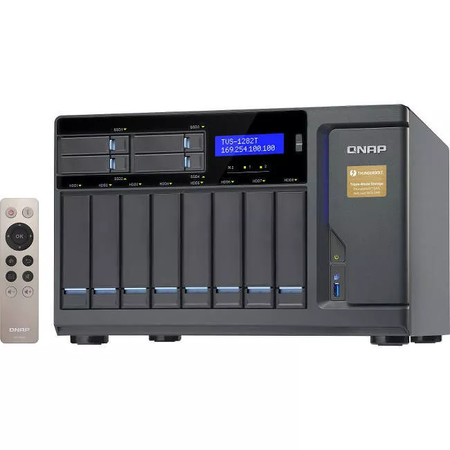 QNAP TVS-1282T-I7-64G-US Turbo NAS TVS-1282T-I7-64G SAN/NAS/DAS Storage System