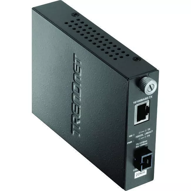 TRENDnet TFC-110S20D5I 100Base-TX to 100Base-FX Dual Wavelength Single Mode SC Fiber Converter