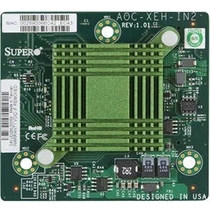 Supermicro AOC-XEH-IN2 Dual-Port, 10-Gigabit Ethernet Adapter Card for SuperBlade