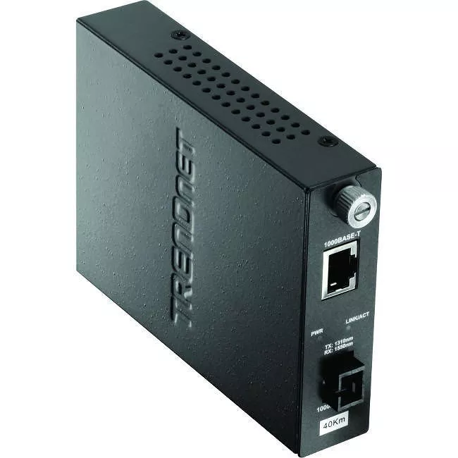 TRENDnet TFC-110S40D5I 100Base-TX to 100Base-FX Dual Wavelength Single Mode SC Fiber Converter