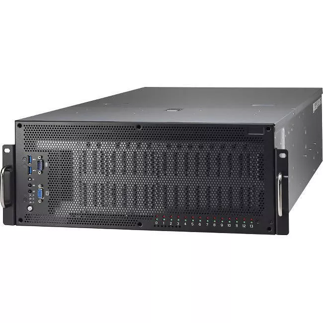 MiTAC B7119F77V14HR-2T-N HX FA77-B7119 4U Rackmount Barebone - 10x GPU - Intel C621 - LGA-3647