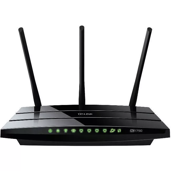 TP-LINK ARCHER C7 AC1750 Dual Band Wireless AC Gigabit Router, 2.4GHz 450Mbps+5Ghz 1350Mbps, 2 USB Ports, IPv6, Guest Network