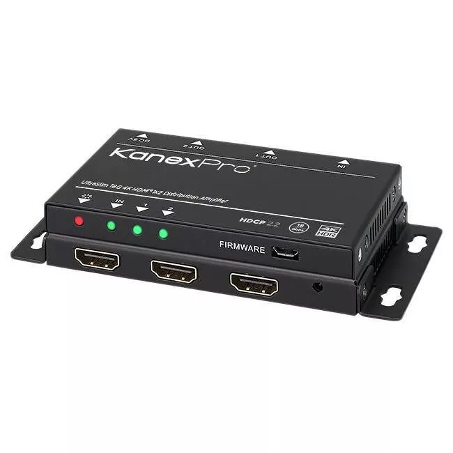 KanexPro SP-1X2SL18G UltraSlim 4K HDMI 1X2 Splitter w/ 4:4:4 Color Space & 18G