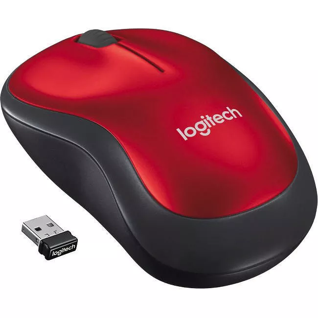 Logitech 910-003635 Red Wireless Mouse M185
