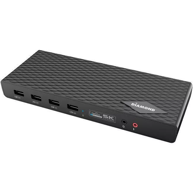 Diamond DS6950 Multimedia Ultra 4K/5K Docking Station, Type-C and Type-A USB Laptops/Desktop PCs
