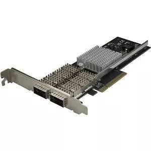 StarTech PEX40GQSFDPI Dual-Port QSFP+ Server NIC Card - PCI Express - Intel XL710 Chip - 40G