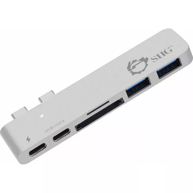 SIIG JU-TB0212-S1 Thunderbolt 3 USB-C Hub PD Adapter Card Reader