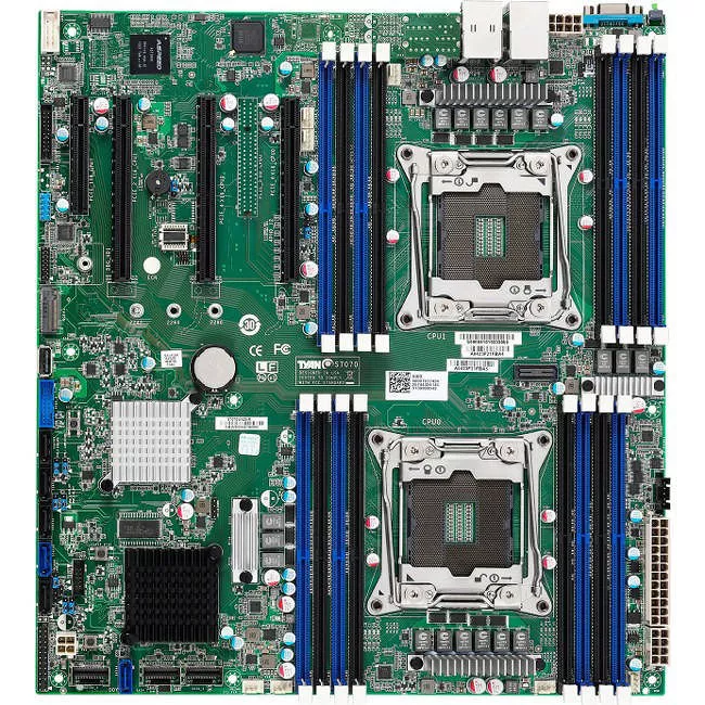 MiTAC S7070WGM2NR Server Motherboard - 2x Socket R LGA-2011 - Intel C612 - 16x DDR4 - RAID - 3x PCIe x16 - SSI EEB